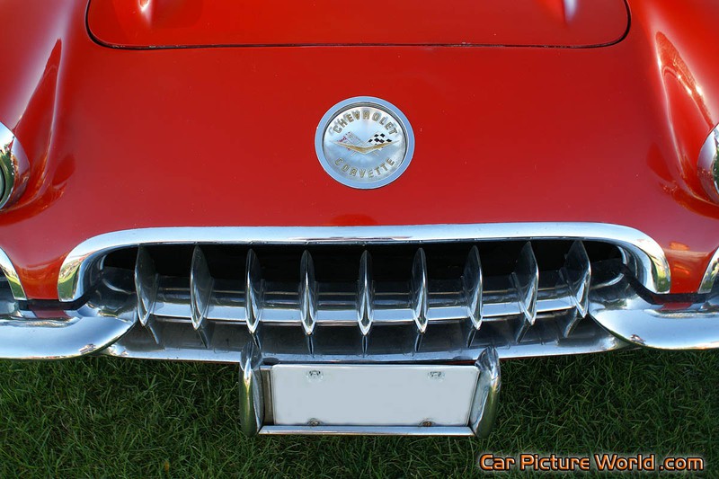 1959 Red Corvette Grill