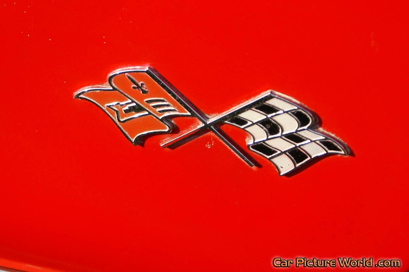 1959 Red Corvette Side Emblem