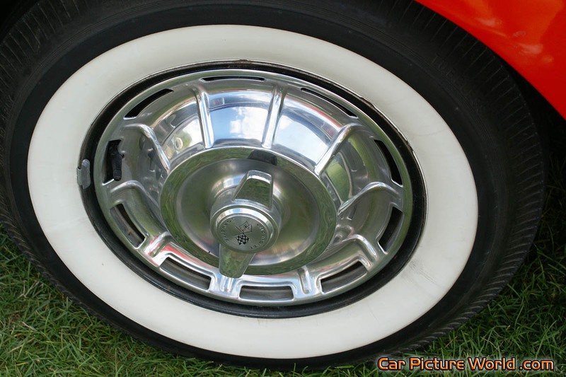 1959 Red Corvette Wheel