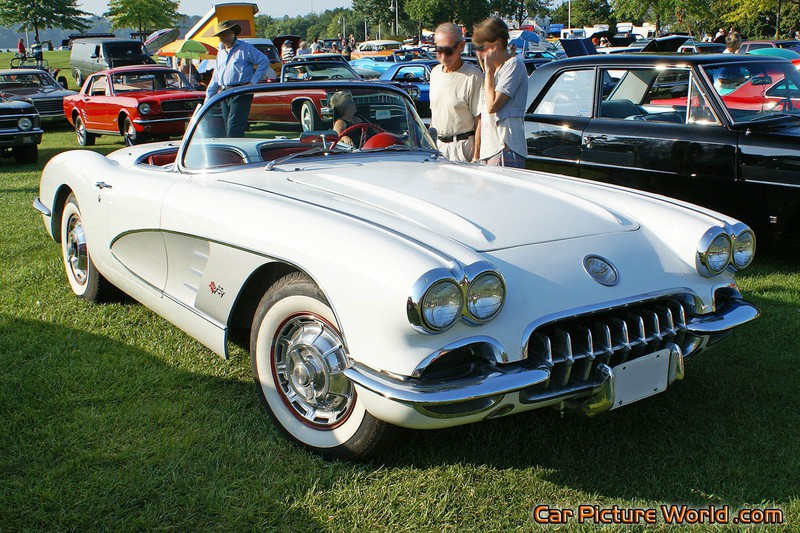1959 White Corvette