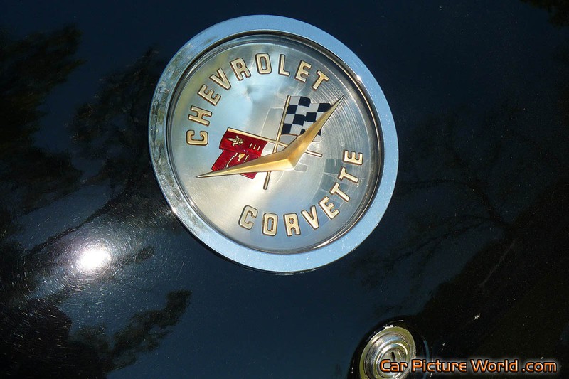1960 Black Corvette Trunk Crest