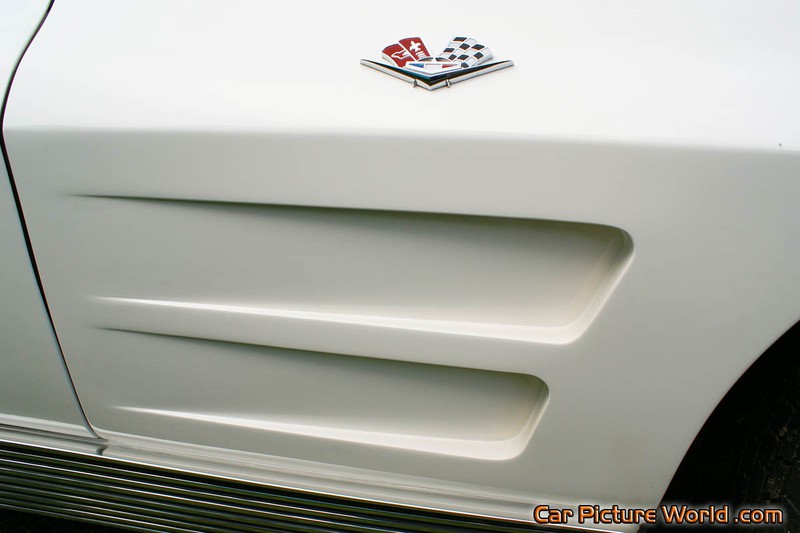 1963 Corvette Convertible Fender Vent
