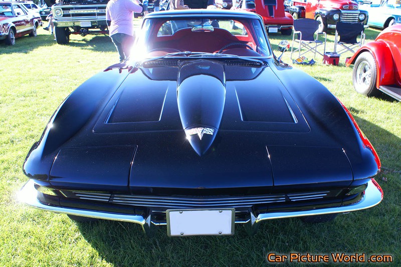 1964 Black Corvette Front