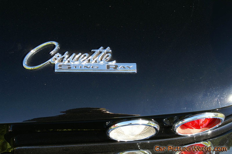 1964 Black Corvette Rear Emblem