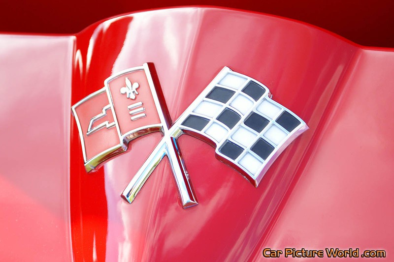 1965 396 Corvette Front Emblem