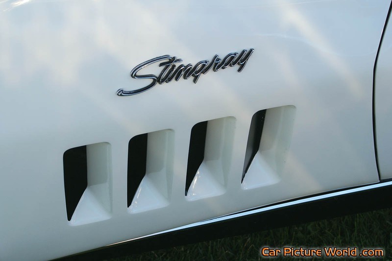 1969 White Corvette Fender Vents