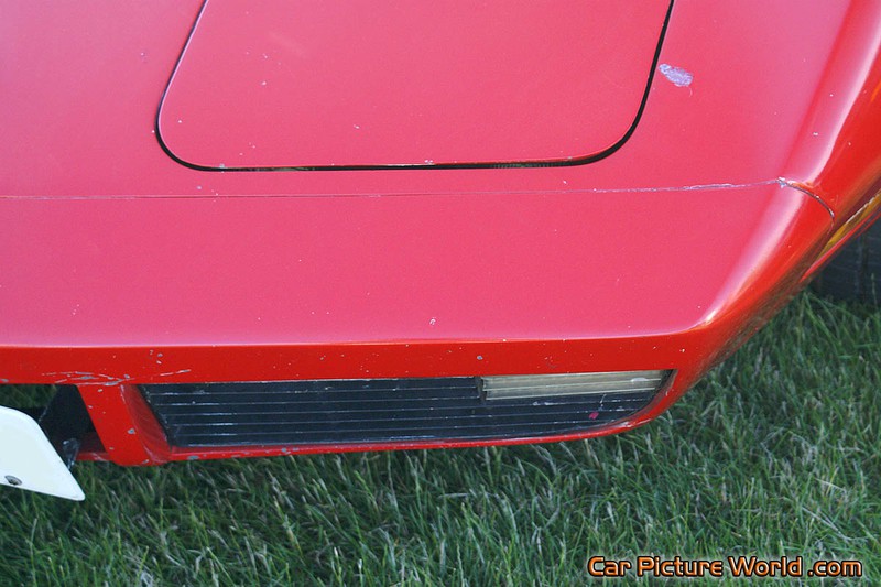 1973 Red Corvette Coupe Front Bumper