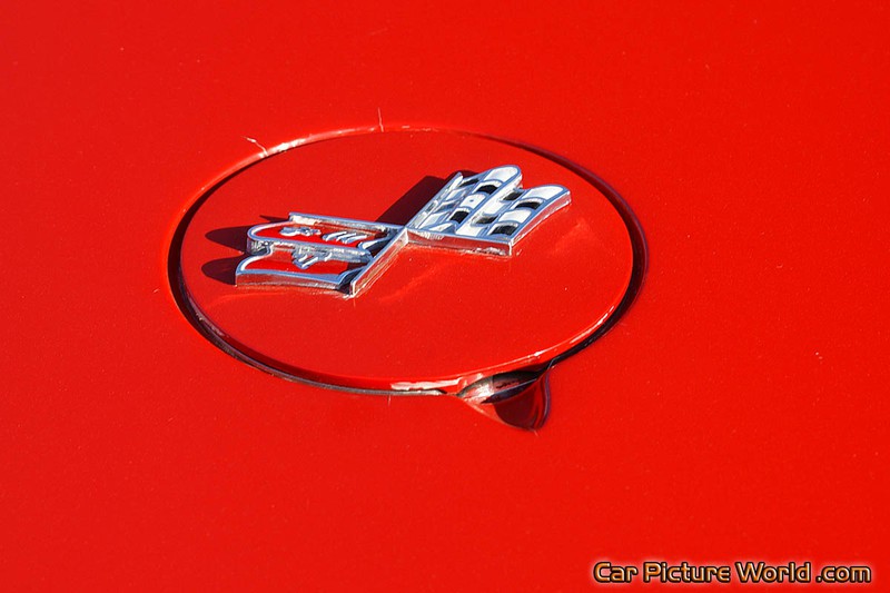 1973 Red Corvette Coupe Fuel Filler