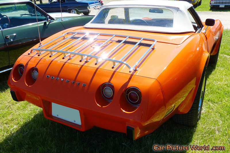 1975 L 82 Corvette Convertible Rear Right