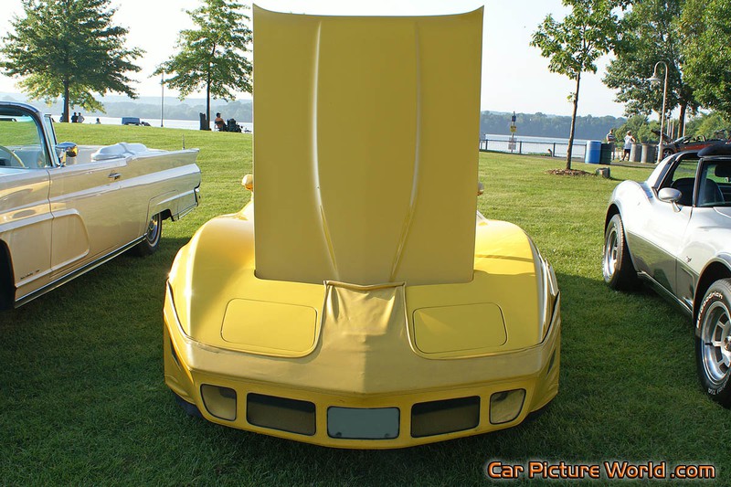 1982 Yellow Corvette Front
