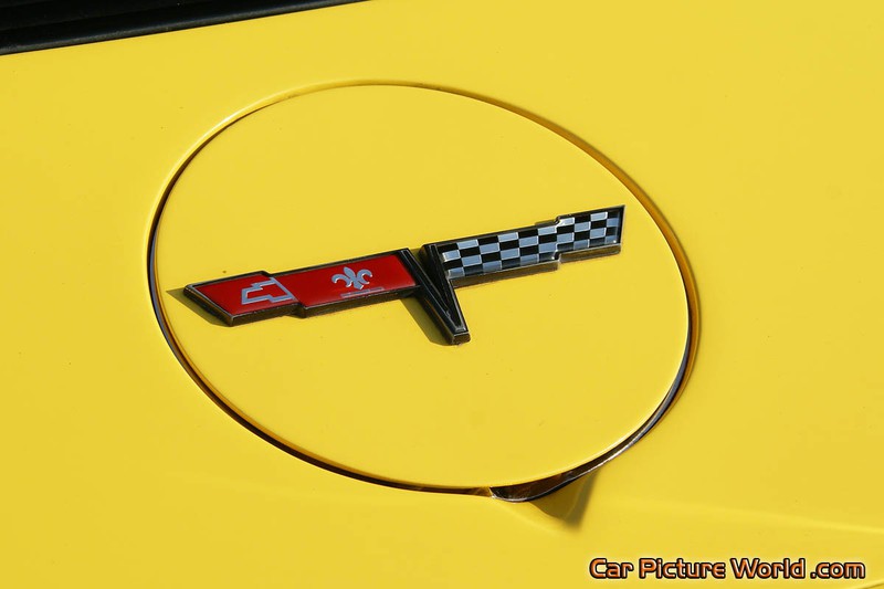 1982 Yellow Corvette Fuel Door