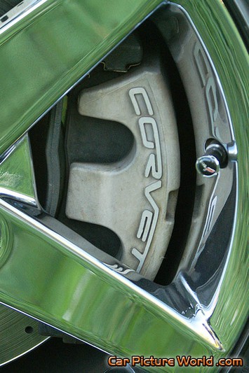 C6 Yellow Corvette Brake Caliper