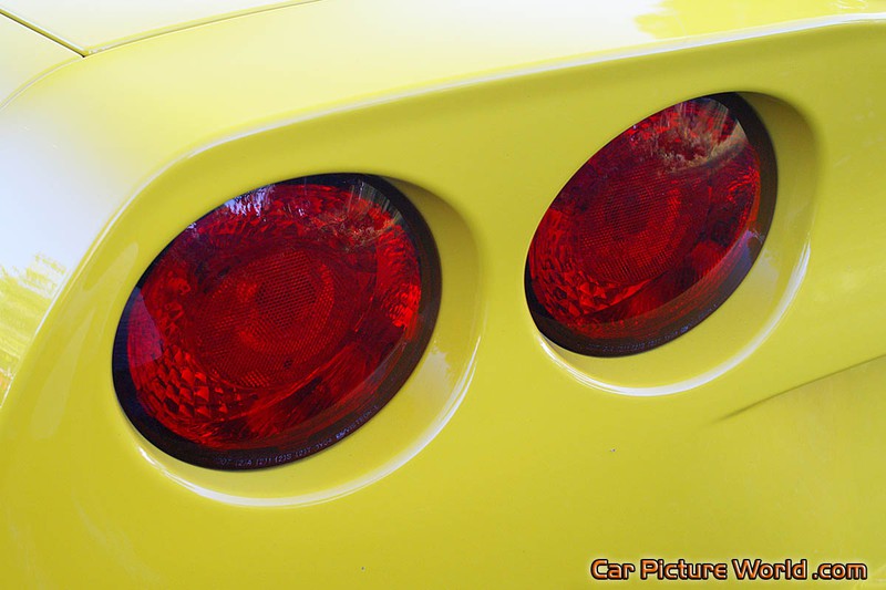 C6 Yellow Corvette Taillights