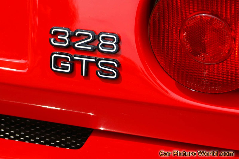 1989 328 GTS Rear Insignia