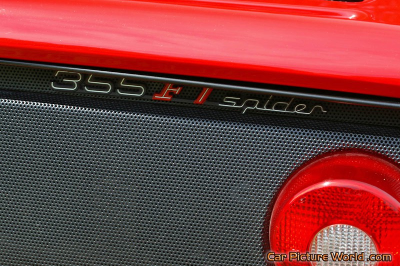 355 F1 Spider Rear Insignia