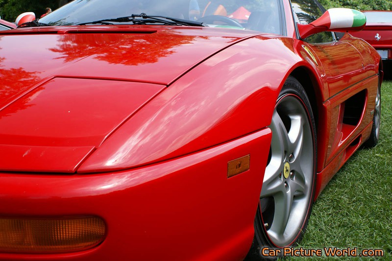 Red Ferrari 355 F1 Spider Left Angle