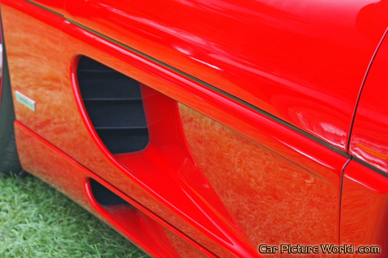 Red Ferrari 355 F1 Spider Side Intake