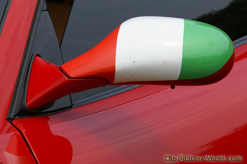 Red Ferrari 355 F1 Spider Side Mirror