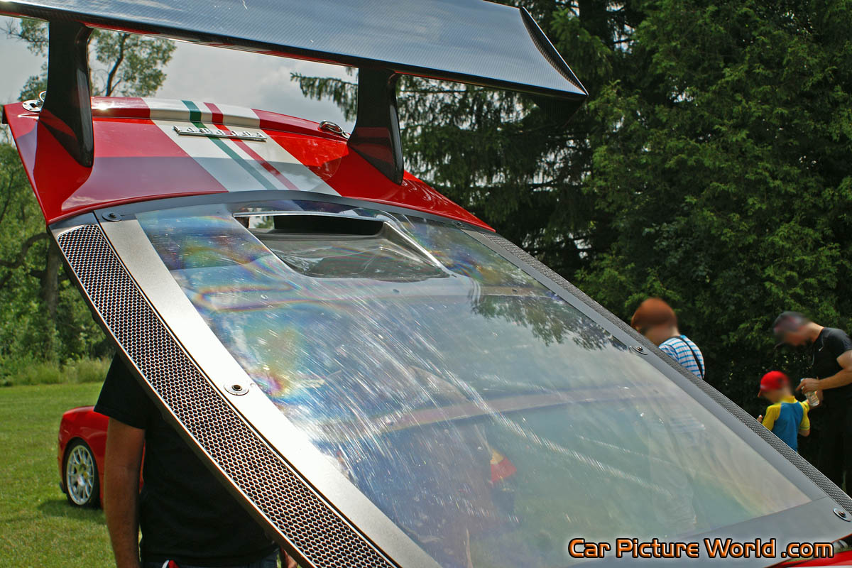 Challenge Stradale 360 Engine Hatch Open