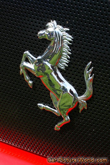 360 Spider F1 Rear Horse Emblem