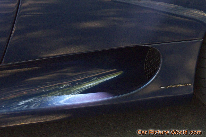 Blue Ferrari 360 Spider F1 Sill Intake