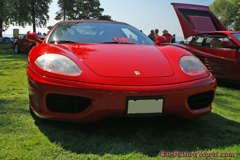 Red Ferrari 360 Spider F1 Front