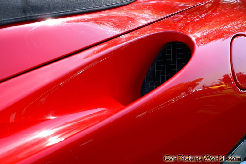 Red Ferrari 360 Spider F1 Rear Intake