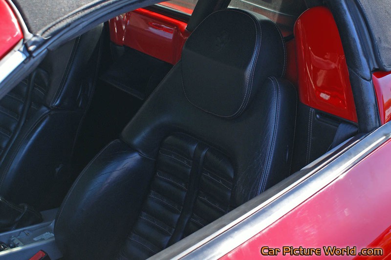 Red Ferrari 360 Spider F1 Seats