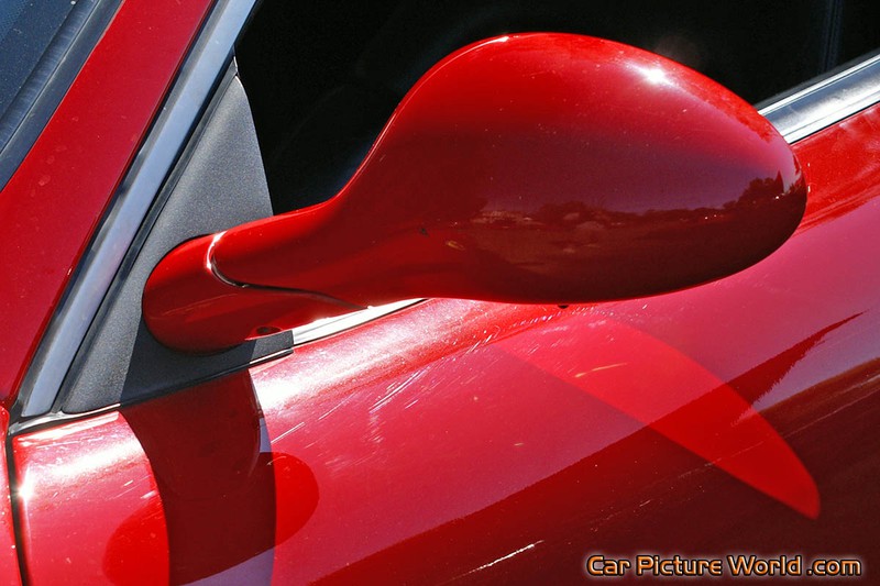 Red Ferrari 360 Spider F1 Side Mirror