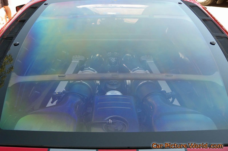 2008 Ferrari 430 Scuderia Engine Under Glass
