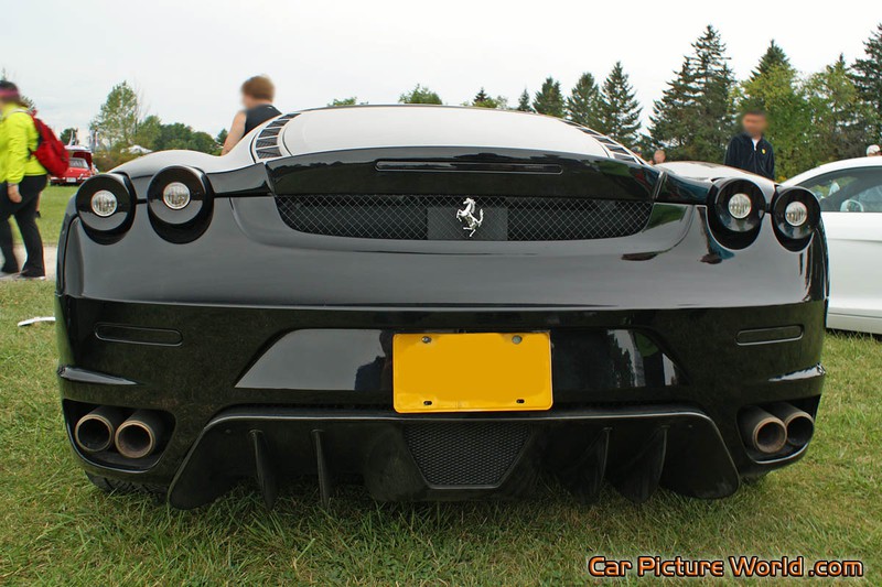 Ferrari F430 Black Rear Low