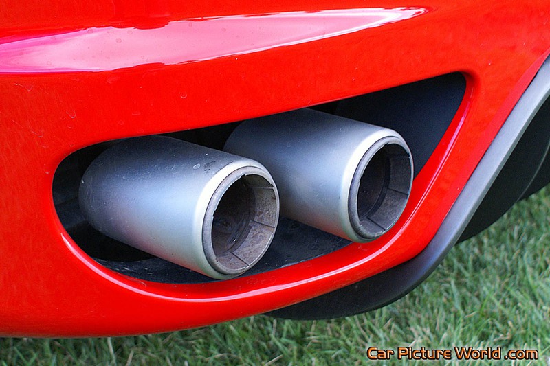 Red Ferrari F430 F1 Exhaust