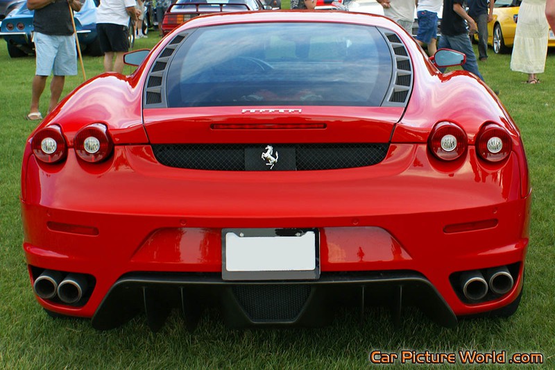 Red Ferrari F430 F1 Rear