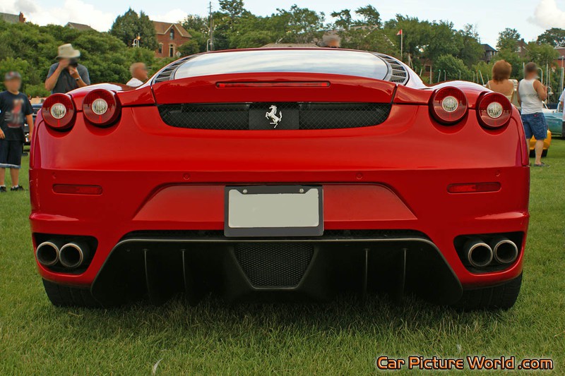 Red Ferrari F430 F1 Rear Low