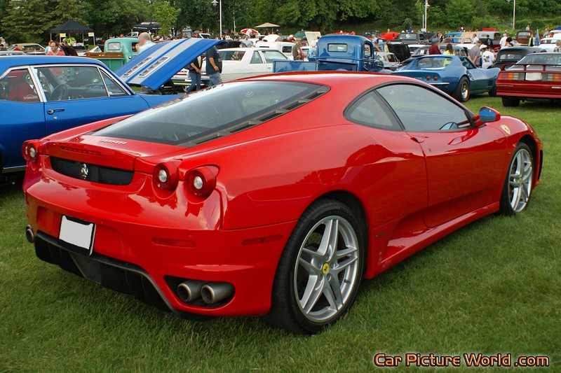 Red Ferrari F430 F1 Rear Right