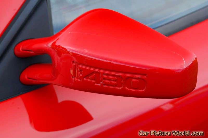 Red Ferrari F430 F1 Side Mirror