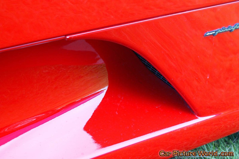 Red Ferrari F430 F1 Sill Intake
