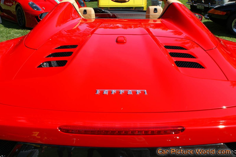 2012 Ferrari 458 Spider Engine Cover