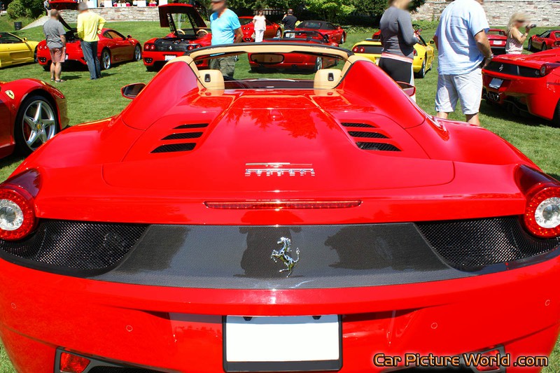 458 Spider Rear