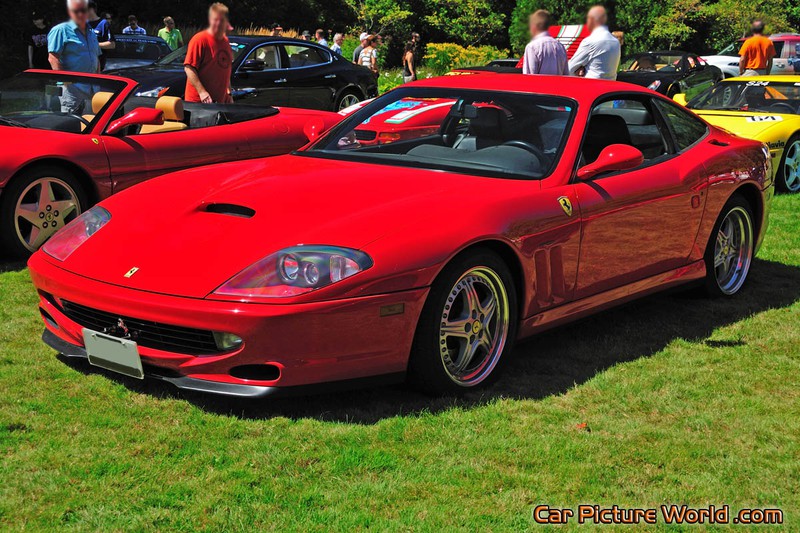 Red Ferrari 550 Front Left