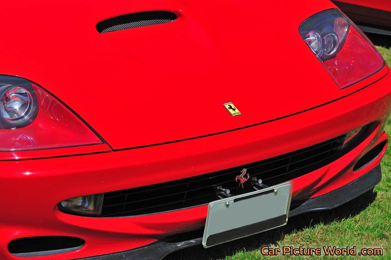Red Ferrari 550 Grill