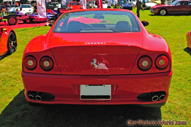 Red Ferrari 550 Rear