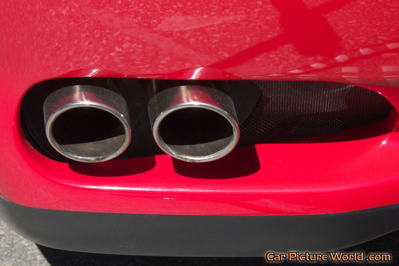2002 Red Ferrari 575M Exhaust