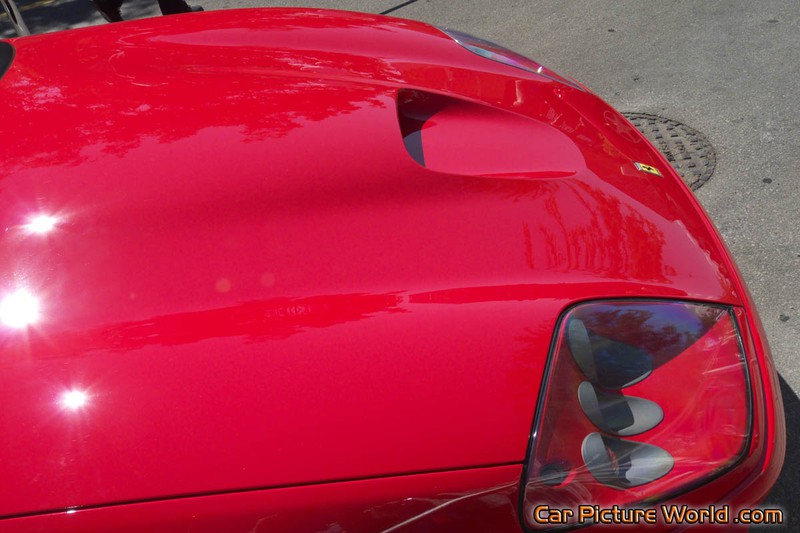2002 Red Ferrari 575M Hood