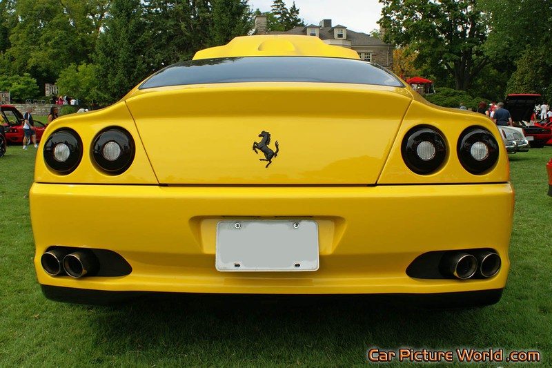 575M Maranello Yellow Rear