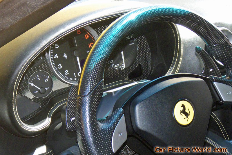 Yellow Ferrari 575M Maranello Dash