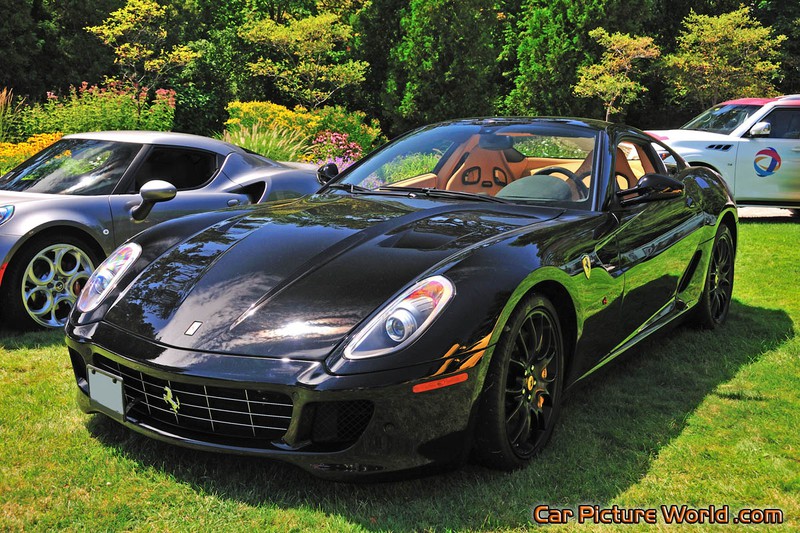 Black Ferrari 599 GTB Front Left