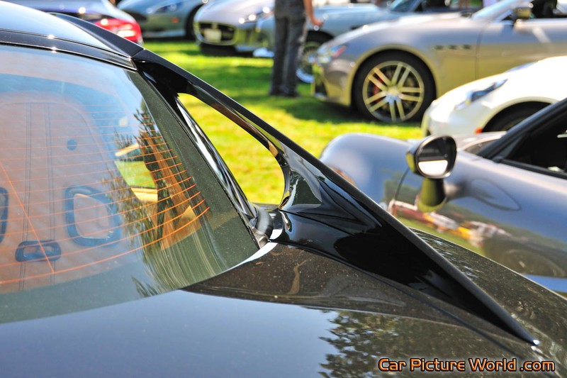 Black Ferrari 599 GTB Rear Flying Buttress