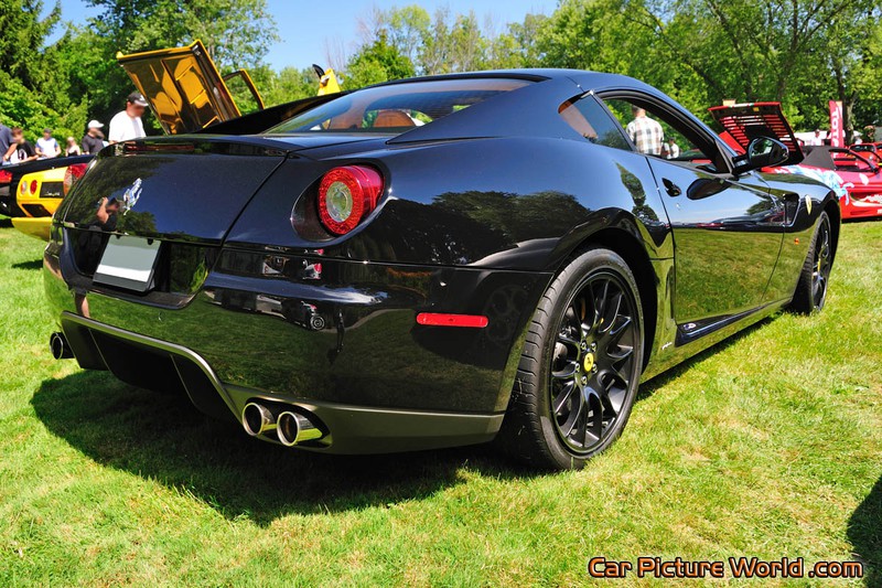 Black Ferrari 599 GTB Rear Right