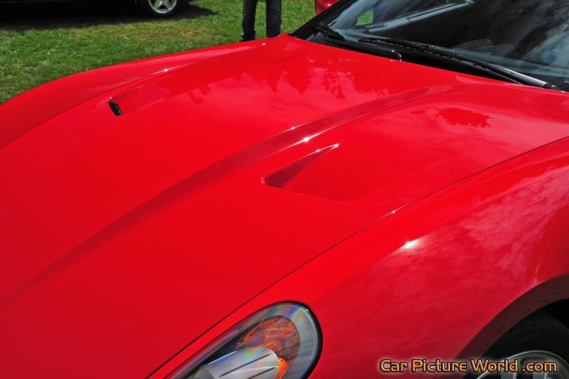 Red Ferrari 599 Hood